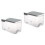 Rice Storage Bin with Lid, PP Plastic, 20 lb, Grey 3