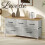 Levede 5-Drawer Fabric Chest Dresser Light Grey 7