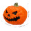 LED Pumpkin Lantern Decoration - Orange Plastic, 17cm 2