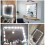 Espelho de maquilhagem com 42 LEDs reguláveis e cabo USB, compatível com SYOO BUZHI 2
