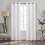 Blackout Thermal Curtain Panel 42 x 63 in White 2