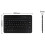 Clavier sans fil Bluetooth rétroéclairé, fin et portable, 7 couleurs 2