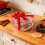 Heart-Shaped Crystal Glass Candy Jar with Red Bow Lid 4