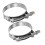 Justerbara kylarslangklämmor Bilslangklämmor Silver2-pack 5