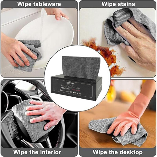 Thick Reusable Kitchen Cloths – 100-Wash Dish & Surface 2
