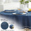 Wedgewood Blue Rectangle Tablecloth 60 x 102 in 3