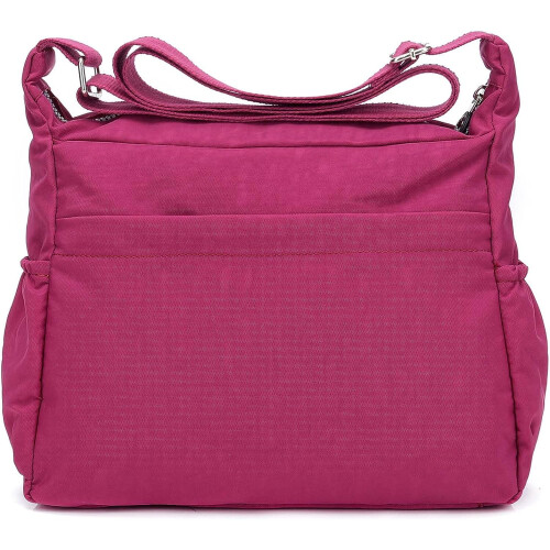 Τσάντα Crossbody για γυναίκες, Αδιάβροχη τσάντα ώμου από νάιλον με πολλές τσέπες, 1