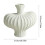 White Plastic Vase – Imitation Glazed, 1 pc 3