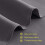 Blackout Curtains 34x60 in Grey with Silver Grommets (2 pcs) 4