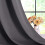 Blackout Curtains 34x60 in Grey with Silver Grommets (2 pcs) 5