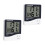 Digital termometer/hygrometer med klocka vit 4