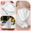YEAHIBABY 6Pcs White Polyester Napkin Cloth Solid Color for Hotel Restaurant Tableware Pad 4