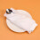 YEAHIBABY 6Pcs White Polyester Napkin Cloth Solid Color for Hotel Restaurant Tableware Pad 5