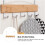 Khaki Door-Mount Clothes Hanger – No-Drill, Compact 5