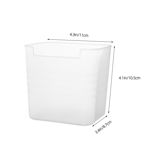 Clear PP Fridge Organizer Bins (3 pcs) 1