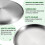 4 Pack 20 cm Stainless Steel Plates 3