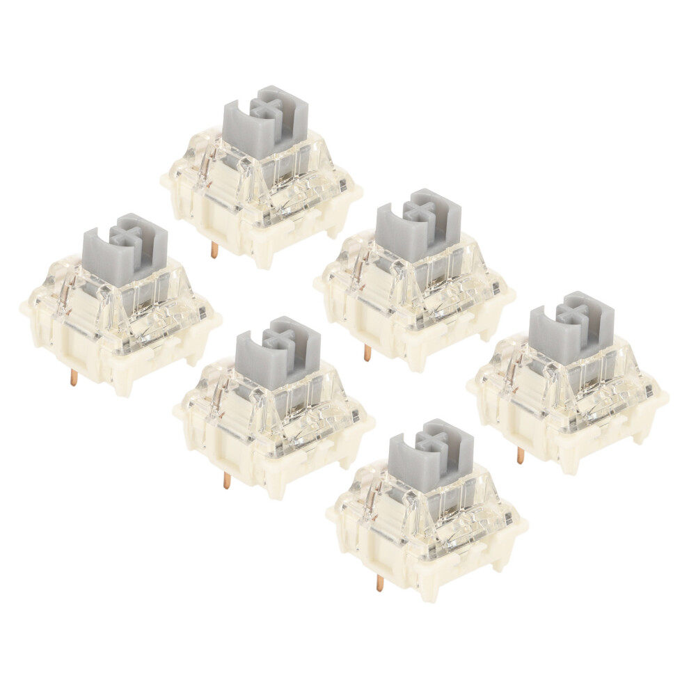 45Pcs Waterproof Backlit Silent Mechanical Keyboard Switches Set For Diy G Pro Silver 7891389622647