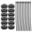 Desktop Flag Holder Plastic Base 12 pcs 2
