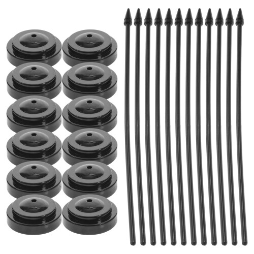 Desktop Flag Holder Plastic Base 12 pcs 1