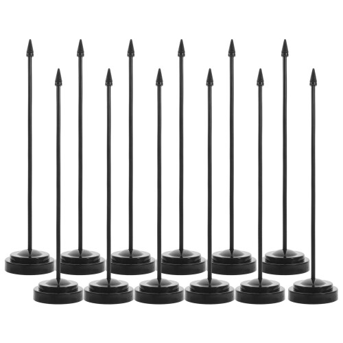 Desktop Flag Holder Plastic Base 12 pcs 2