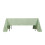 Polyester Gingham Tablecloth 60 x 126 in Sage Green & White 2
