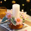 Couronne de bougies pivoines pour centres de table 25 x 25 cm 5