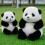 Realistische knuffelpanda 4
