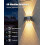 6-Pack Solar Fence Lights, IP65 Waterproof, 12 Modes 4