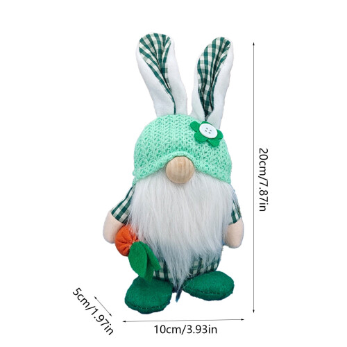Påskhare-tomte plyschdekoration 1 bit 1