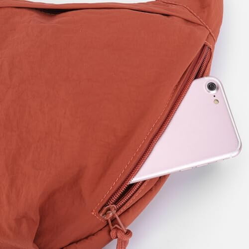 Τσάντες Crossbody από νάιλον ημισελήνου για γυναίκες, τσάντα Crossbody με καρό, ελαφριά 2