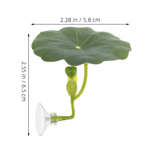 τεμάχια αιώρα Betta Fish Leaf για ενυδρείο, πλαστική, τεχνητή αιώρα λωτού, κρεβάτι 1
