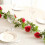 Silk Rose Flower Garland 7 ft x 2 4