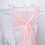 BalsaCircle Blush Chiffon Chair Sashes (5 pcs) 5