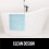 Shower Mat with Suction Cups, 21" x 21", Machine Washable 4