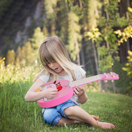 Μίνι παιχνίδι κιθάρας ukulele για παιδιά - Παιδικά μουσικά όργανα Εκπαιδευτικά 2