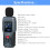 Fonometro con display LCD 30-130 dB(A) Compatibile con ST9604 2
