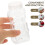6-Pack Transparent Bear-Shaped Honey Jars with Lids 3