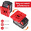 Θήκη μπαταρίας συμβατή με μπαταρία Milwaukee M18 18V, Μπαταρίες τοίχου για αποθήκευση σε 6