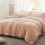 King Comforter Set Pink Tufted 7-Piece 2