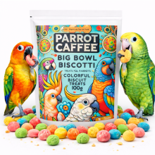 Parrot Caffee - Big Bowl Biscotti - Biszkopciki Dla Wszystkich Papug 100G