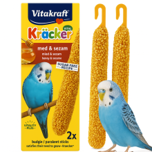 Vitakraft Premium Kracker Funny Fitness - Kolby Z Miód I Sezam Dla Papug Falistych 2 Szt