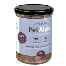 Pet Alpin: Wołowina I Jabłka W Każdym Kęsie - Naturalna Karma Dla Psów 380 G