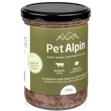 Pet Alpin: Wołowina I Kiszona Kapusta W Każdym Kęsie - Naturalna Karma Dla Psów 380 G