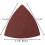 80mm Triangular Hook & Loop Sandpaper (60 Pcs, 60 Grit) for Wood Sanding, Compatible with 3-1/8" Oscillating Multi Tools (XG802060) 3