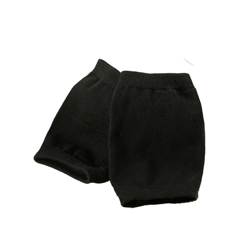 Cotton Knee Support Sleeve – Black, One Pair 2