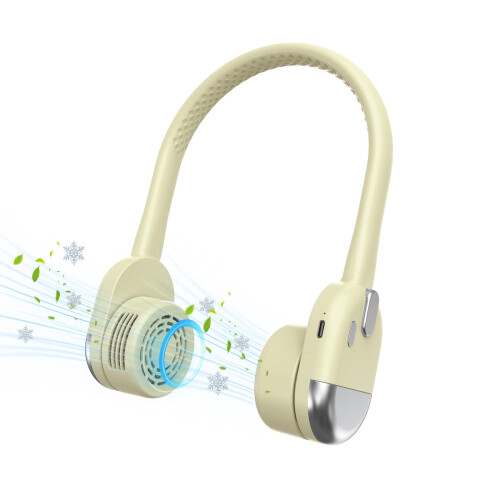 Πτυσσόμενος ανεμιστήρας λαιμού USB, 1200mAh, 3 ταχυτήτων, εξαιρετικά αθόρυβος, γρήγορη 2