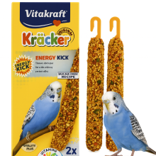 Vitakraft Kräcker Energy Dla Papug Falistych - 2 Szt. | Naturalna Energia, Ziarna, Miód, Jaja