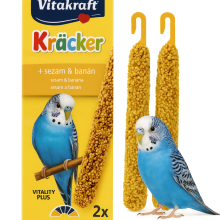 Vitakraft Premium Kracker Sezam & Banan - Kolby Dla Papużki Falistej 2 Szt (60 G)
