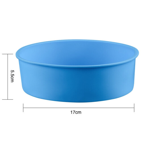 6-Inch Round Silicone Cake Pan Non-Stick Reusable 1