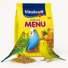 Vitakraft Menu Falista 1 Kg - Pełnowartościowa Karma Dla Papużek Falistych | Świeże Ziarna + Jod + Witaminy
